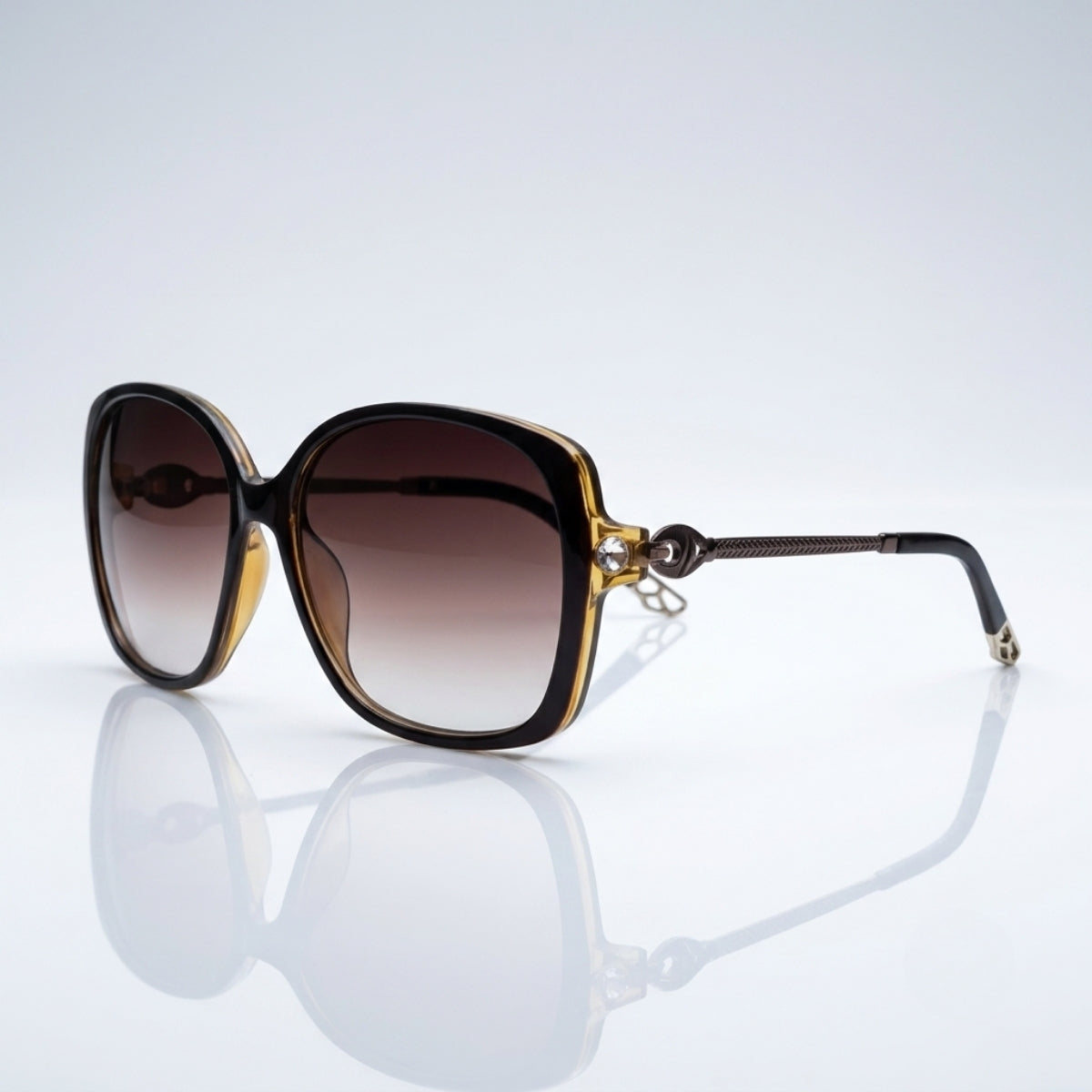 Luxury Oversized Square Gradient Sunglasses for Women