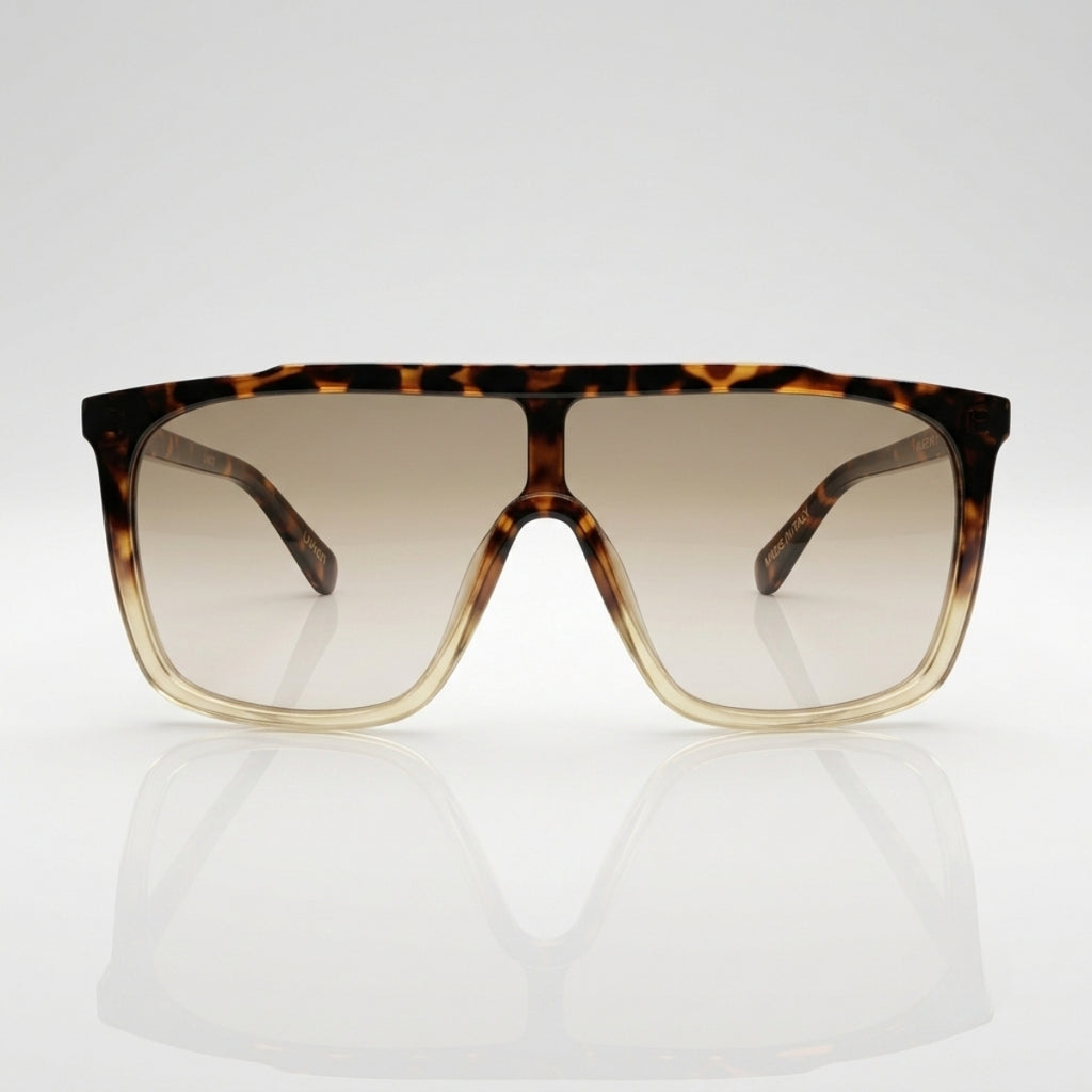 Men's Oversized Square Gradient Sunglasses