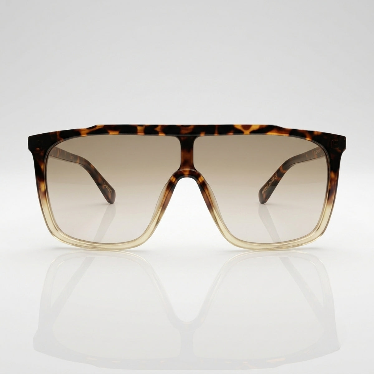 Men's Oversized Square Gradient Sunglasses