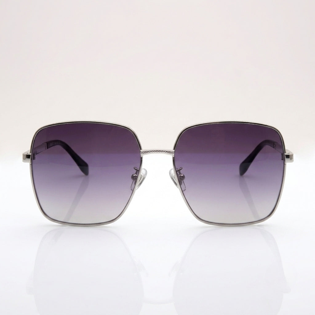 Luxury Square Metal Frame Sunglasses for Men & Women