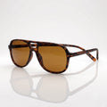Classic Tortoise Brown Aviator Sunglasses for Men & Women
