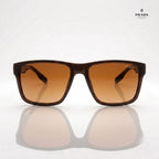 Prada Brown Square UV400 Sunglasses for Men & Women