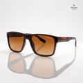 Prada Brown Square UV400 Sunglasses for Men & Women