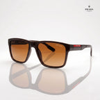 Prada Brown Square UV400 Sunglasses for Men & Women