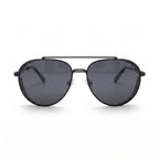 Dior Black Aviator Smoke Lens Metal Sunglasses