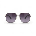 Prada Square Aviator Purple Gradient Gunmetal Sunglasses